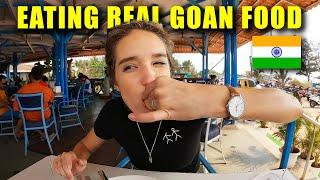 Trying Goan Food for the First Time! / Goa India!