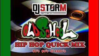 DJ STORM HIP HOP OLD SCHOOL VIDEO MIX 80s 90s and 2000s