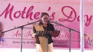 SS Olish, MLA 41-Chandel (ST) AC speech during #MothersDay celebration.