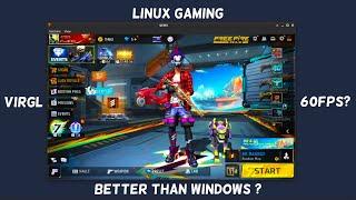 Free Fire Gaming in Linux Using QEMU | Faster than Bluestacks Windows??