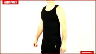 pánské tílko fruit of the loom valueweight athletic vest black