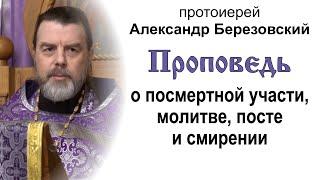 О посмертной участи, молитве, посте и смирении (2023.03.24). Протоиерей Александр Березовский