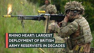 Show of force: Largest deployment of British Army reservists since the Cold War