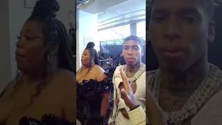 When NLE CHOPPA Got Mistaken For Chris Brown #music #fyp #shorts