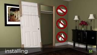 How to Install Flat Jamb Prehung Interior Door