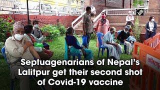 Septuagenarians of Nepal’s Lalitpur get their second shot of Covid-19 vaccine