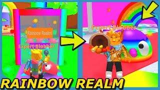 New Rainbow Realm and Trading in Roblox Blob Simulator Update!