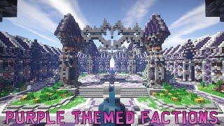 Minecraft - Faction Spawn + Shop + PvP Arena Purple Themed  1.7-11.2 [Custom]