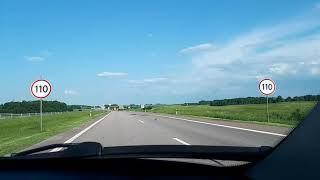 Time lapse highway Klaipėda - Kaunas (Lithuania) speed x16