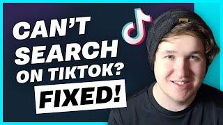 Can't Search on Tiktok - How To Fix Tiktok Search Not Working (2022)