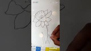 how to draw a beautiful flower #youtubeshorts #drawing #missartist #pallavikanwar #softly