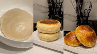 Same dough, 2 outcomes | #bunsrecipe #englishmuffins