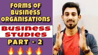 Forms of business organisations | business studies | class - 11