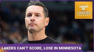LeBron Out, and Lakers Offense Continues to Sputter, Lose 97-87 to Timberwolves