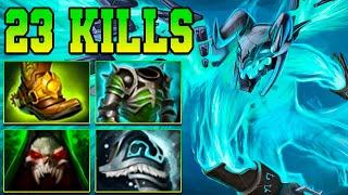 23 Kills Visage Dota 2 Mid Gameplay With 23 Kills !! Visage Best Carry Meta Support 7.37