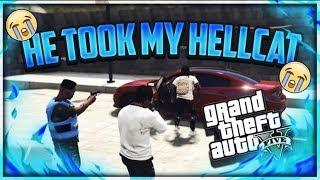 GTA 5 ROLEPLAY - SOMEONE BROKE INTO MY HOUSE AND STOLE MY HELLCAT