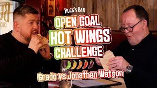 ️ GRADO vs JONATHAN WATSON HOT WINGS CHALLENGE!! Hilarious Stories, Patter and Wings All On Fire 