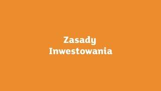 Zasady inwestowania