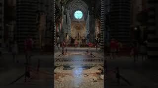 Duomo di Siena with its magnificent mosaics 
