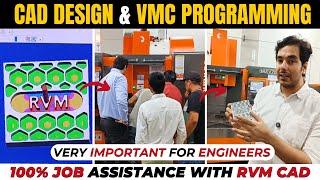 CAD to Programming & Production | Learn VMC Programming with CAD Design for Complete Engineering