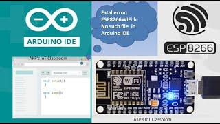 How to Solve Error ESP8266WiFi.h No such file or directory in Arduino Ide NodeMCU .