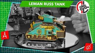 [Craft] Warhammer 40k Leman Russ Tank | cardboard build