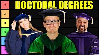 Doctoral Degree Tier List 2025 (Doctorate Degrees RANKED)