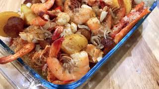 Chilau Crab Boil with Garlic and Shallot Butter Sauce