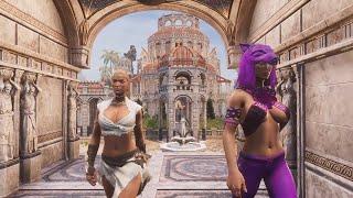 Conan Exiles - Tour of "Akraia City"  with W76olf23  (XBOX, no mods)