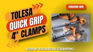 Tolesa Quick Grip 4" Clamps – The Ultimate Tool for Precision and Speed!