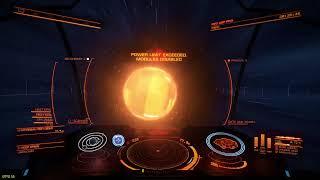 Scary Elite:Dangerous - Out of Witch space, through a star!