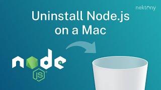 How to uninstall Node.js on a Mac