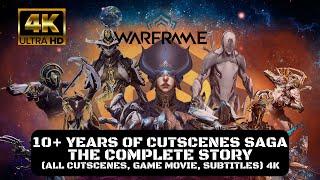 Warframe 10+ Years of Cutscenes Saga: The Complete Story - All Cutscenes (Game Movie, Subtitles) 4K