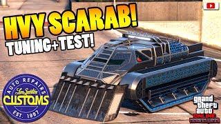 Schnellster + Schönster Neuer Panzer SCARAB Tuning+Test![GTA 5 Online Arena War Update DLC]