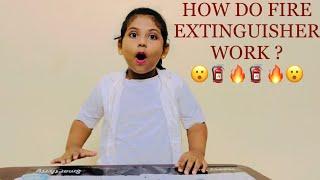 How do Fire Extinguishers put out the fire ??? || Science experiment || Apple The Explorer