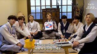 [RUS SUB][Рус.саб] Let's Make New Year Card - BTS (방탄소년단)