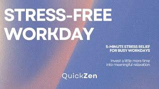 5-Minute Stress Relief for Busy Workdays | No Music | Guided Meditation