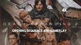 Death Stranding 2 - Opening Scene, baby scene & Earthquake Gameplay (4K)
