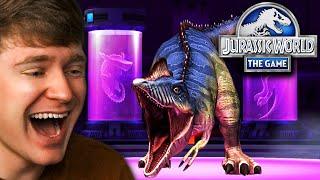 Creating my FIRST DINOSAUR FUSION in JURASSIC WORLD THE GAME