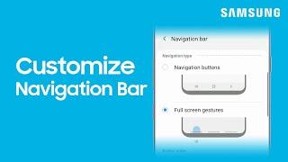 How to set the Navigation Bar so it doesn't disappear on your Galaxy phone | Samsung US