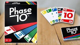 PHASE 10 - BASIS und PLUS Kartenspiel - Spielregeln TV (Spielanleitung) - Mattel