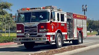 Huntington Beach Fire Department Engine 44 Responding Code 3