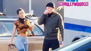 Leonardo DiCaprio Slaps Teyana Taylor's Booty On The Set Of 'BC Project' In Sacramento, CA