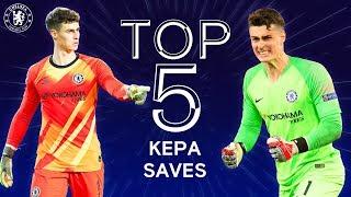 Top 5 Kepa Arrizabalaga Wonder Saves | Best Goalkeeper Saves Compilation | Chelsea FC