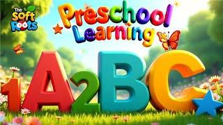 Preschool Learning activities for 3 year olds at home | Learn ABC Phonics Shapes Numbers Colors 
