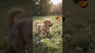 Corgi's Butterfly Ballet: A Dance of Delight 