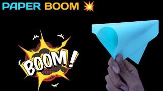 How To Make A Paper Boom  (origami paper boom)