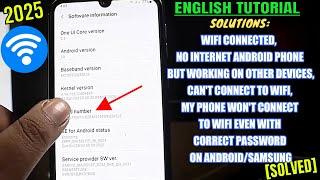 Can't Connect To WiFi Android/Samsung || Cannot Connect To WiFi Even With Correct Password Fixed]