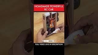 DIY Powerful RC car #shorts #diy #viralshorts #satisfying #viral #rc #rccar #remotecontrol #4wd