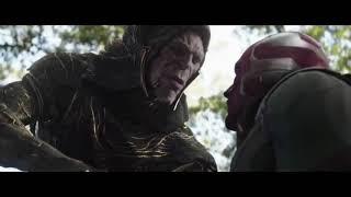 Captain America vs. Corvus Glaive (Avengers: Infinity War 2018)